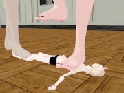 Giantess Kaguya and Lucy Trample 13/16