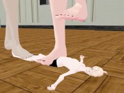 Giantess Kaguya and Lucy Trample 14/16