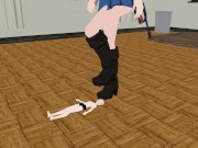 Giantess Kaguya and Lucy Trample 4/16