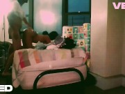 THE BEST WINDOW SEX NEIGHBORS WATCH OUTSIDE LATE NIGHT DOGGYSTYLE 7/16