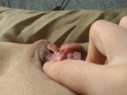 Girl playing with her wet pussy 15/16