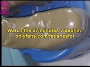 POV VERSION: Bootjob with latex boots = Cumshot 16/16