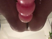 Asscunt Destruction with Huge Toy! Anal training so that my Slutcunt can have more fun with my Ass 5/16