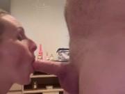 I swallow my dose of cum before going to bed 6/16