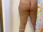 Busty Indian Step Mom taking Naked Shower - Relaxing Bath - Big Ass, Thigh, Feet, Belly, Big Boobs 10/16