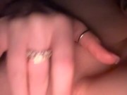 Petite blonde stretching out her tight Georgia. Peach Pussy 11/16