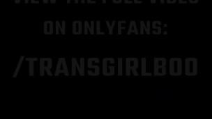 Trans E-Girl Plays With Herself Wearing Her Kitty Headphones And Cums