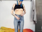 Plastic Panties Clown Pee Desperation - TRAILER (Full version on Fansly) 8/16