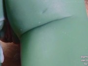 CLOSEUP Green Alien Fuck and CUM, She's TOO Tight! (Joy Model Doll, Sorceress 105cm) 16/16