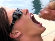 Outdoors brunette Taylor Rain takes hard cock in anal 16/16