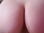 I brought my lover home while my husband is not at home and I sit astride his huge cock (dildo) and 13/16