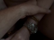 Tattooed Stepsister finishes with a Handjob on her Wristwatch 14/16