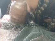 FLIRTING WITH MY CO WORKER GOT HER MOUTH WET SO SHE ATE GORILLA DICK THE SLOPPY WAY ON BREAK!!!!!!! 1/16