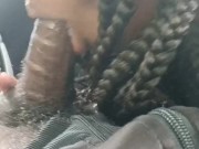 FLIRTING WITH MY CO WORKER GOT HER MOUTH WET SO SHE ATE GORILLA DICK THE SLOPPY WAY ON BREAK!!!!!!! 8/16