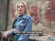 Public Agent Big boobs big booty British babe real outdoor fuck 2/16