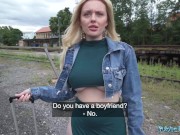 Public Agent Big boobs big booty British babe real outdoor fuck 6/16