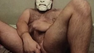 A dildo fuck the samurai