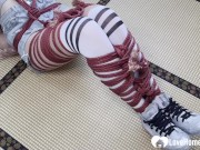 She loves sucking it while tied up 4/16