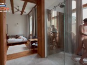 Our friends were fucking in the shower, we wanted to do it too. x MiraDavid 11/16