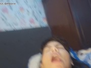 Shrunken couple go to my dildo 14/16