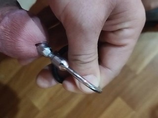 Зондирование уретры 10 миллиметровой игрушкой