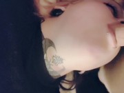 hot goth slut let's me use her throat as a fucktoy 13/16