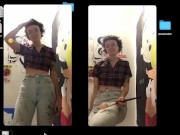 slut in her paint studio 12/16