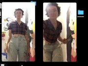 slut in her paint studio 14/16