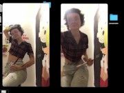 slut in her paint studio 3/16