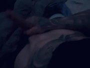 POV in bed grabbing my dick