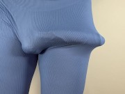 Huge cock massive cumshot in pants 11/16