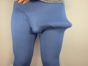 Huge cock massive cumshot in pants 6/16