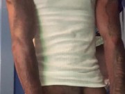 I Got Caught Beating My Big Black Cock😱, Big Cum Shot🍆💦❤️ 1/16