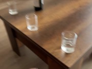 Bi threesome - man fucks his boyfriend and Russian slut until juicy creampie - 3.111 2/16