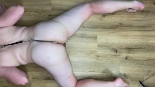 Huge Ass anal hook bondage slave