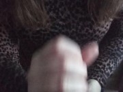 Cumshot on my clothes