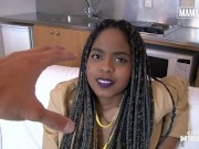 Big Ass Babe Raunchy Interracial Sex with Spanish Guy - MAMACITAZ 3/16