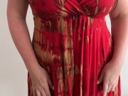 Deutsche wackelt Ass mit einem dünnen String Tanga zwischen den Arschbacken 10/16