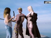 Horny Blonde Raunchy Sex At The Sea - LATINA MILF 7/16