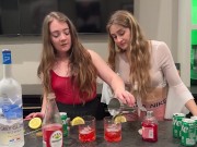 Slutty Bartenders Make Your Fav Drink! PAWG Redhead College Girls 12/16