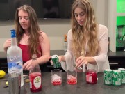 Slutty Bartenders Make Your Fav Drink! PAWG Redhead College Girls 4/16