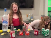 Slutty Bartenders Make Your Fav Drink! PAWG Redhead College Girls 8/16