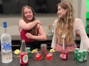 Slutty Bartenders Make Your Fav Drink! PAWG Redhead College Girls 9/16