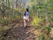 Застенчивая жена без трусиков. Красивая природа, любимая попка! 9/16