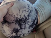 I let Stepbrother Touch My Pussy after Gym in the Car 7/16