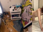 I unlocked his huge cock to fuck me in ass, but he wasn't allowed to cum. Multiple anal orgasms! 5/16