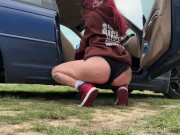 red head showing off her ass 10/16