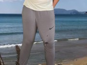 Massive cock cumshot in pants 10/16