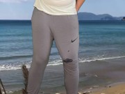 Massive cock cumshot in pants 11/16