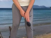 Massive cock cumshot in pants 15/16